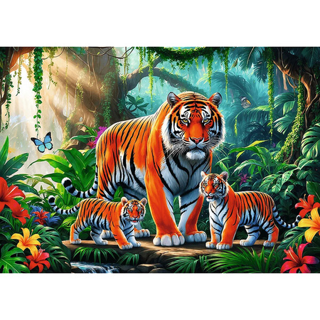 Puzzle Trefl 200 Tygrysie zwyczaje 133301