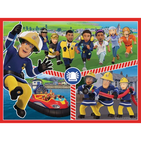 Puzzle Trefl 2w1 + memos Drużyna Strażaka Sama 933345