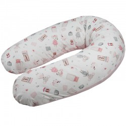 Eko poducha do karmienia Velvet PO-27 Różowe Myszki 118017