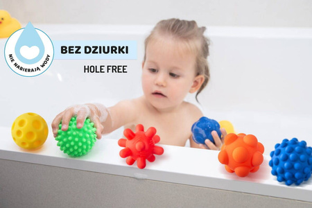 Tullo Piłeczki sensoryczne Sensorki 5 szt Bez dziurki 774170