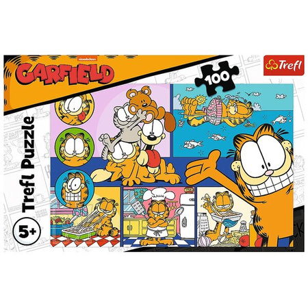 Puzzle Trefl 100 Leniwy Garfield 165210
