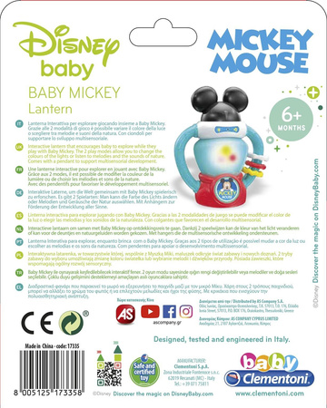 Clementoni baby mickey interaktywna latarenka 173358