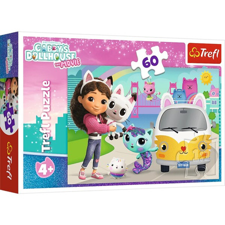 Puzzle Trefl 60 Gabby i kocie przygody 174151