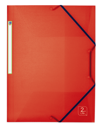 Teczka Oxford A4 2LIFE PP mix szeroka 354557