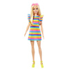 Barbie HJR96 Fashionistas Sukienka w paski 094325