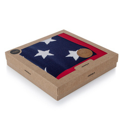 Ceba Kocyk dzianinowy 90x90 w opakowaniu prezentowym Blue Stars 338699