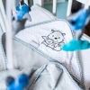 Babyono okrycie kąpielowe bambusowe 100x100 szare 408568