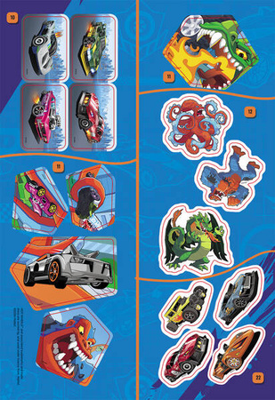 Książeczka MATTEL HOT WHEELS ATAK NA TORZE 345808