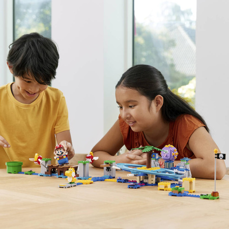 Lego 71400 Super Mario Zestaw rozszerzający Duży jeżowiec i zabawa na plaży