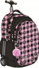 PLECAK NA KÓŁKACH STRIGHT TB-01 PINK CHECKERED 682131