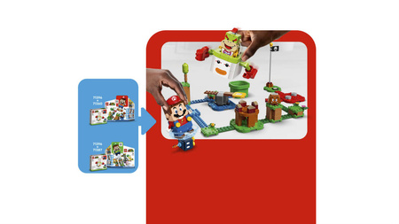 Lego 71396 Super Mario Zestaw rozszerzający Samochód klauna Bowsera Jr.
