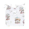 Bambusowa wkładka do wózka Lunapark z minky sepia rose 80x36cm 418682