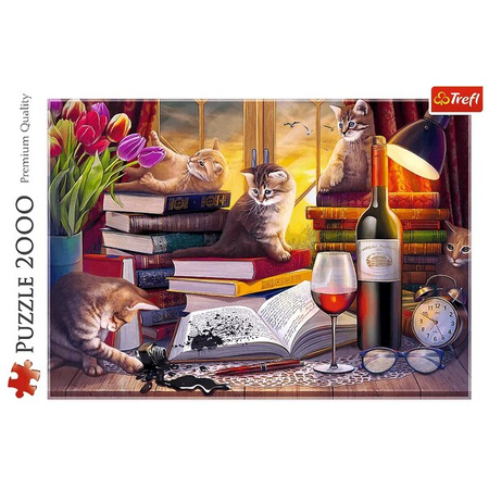 Puzzle Trefl 2000 Koci wieczór FSC mix 70% 271263