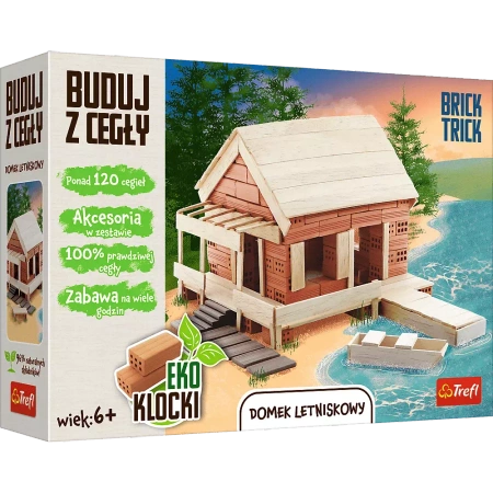 Trefl Brick Trick Buduj z cegły Domek letniskowy 615449