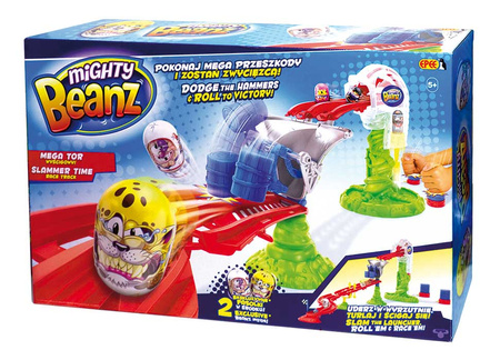 Mighty beanz fasolki - zestaw mega tor z 2 fasolkami