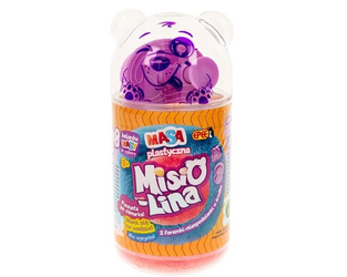 Epee EP60391 Misiolina Masa plastyczna 2x50g czerwony i błękitny + 2 foremki 603838