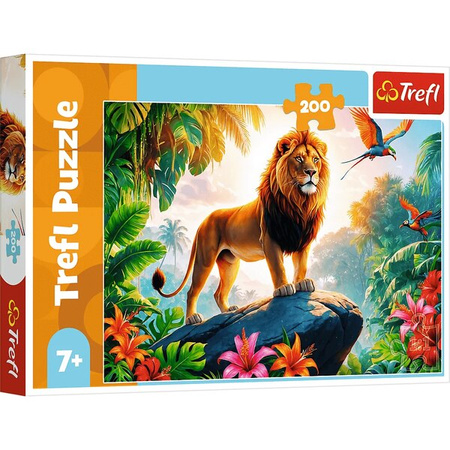 Puzzle Trefl 200 Król dżungli 133295