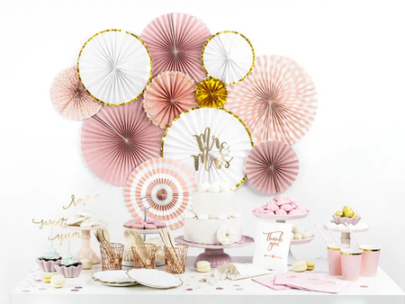 Dekoracje do muffinek Love złote 13cm 6szt 728882