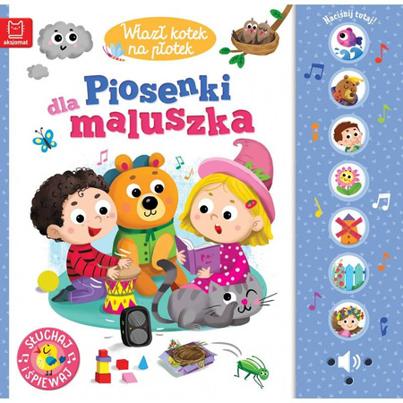 Wlazł kotek na płotek. Piosenki dla maluszka. Słuchaj i śpiewaj 133943