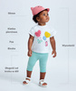 Mayoral dres z koszulką kolor 10 bubble gum  rozmiar 2-4 m