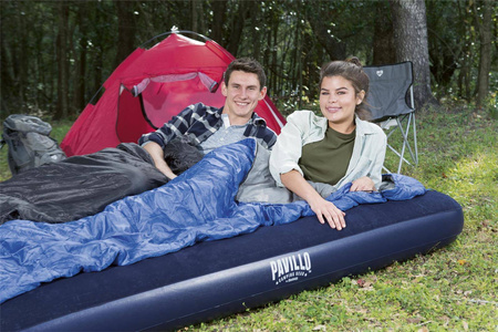 Bestway 67003 materac flokowany quen 203x152x22cm 916232