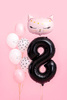BALON FOLIOWY CYFRA 8 CZARNY 86CM 166509