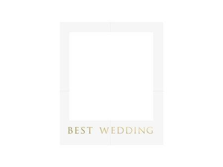 Zestaw z ramką selfie - best wedding
