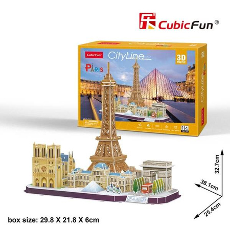 CubicFun Puzzle 3D City Line Paris 202545