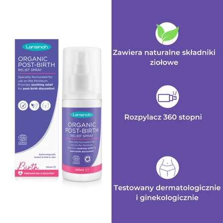 Lansinoh Poporodowy spray przeciwbólowy 232660
