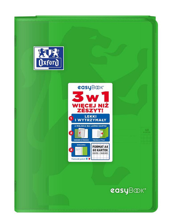 Zeszyt Oxford Easybook A4 60k 90g mix 377795