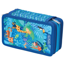 Herlitz Piórnik potrójny 31cz.Jungle Safari 399645