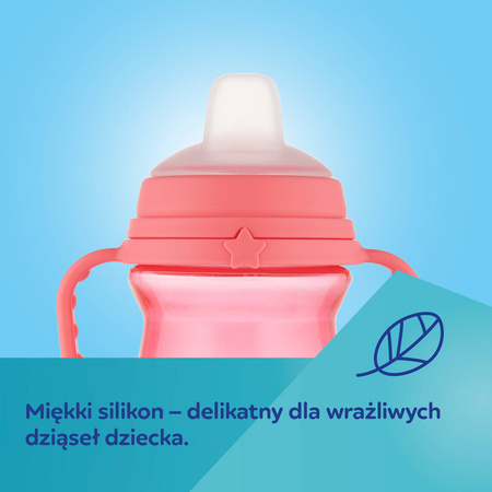 Canpol kubek z silikonowym ustnikiem FristCup 250 ml 870086