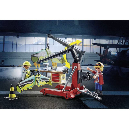 Playmobil 70834 Air Stuntshow Lotniczy pokaz kaskaderski Stacja serwisowa
