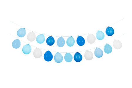 Girlanda balonowa 3w1 niebieska 064393