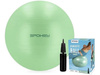 Piłka gimnastyczna z pompką 65cm Fitball zielona 436252