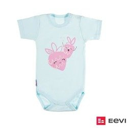 Body z krótkim rękawem SUN turkusowy 074