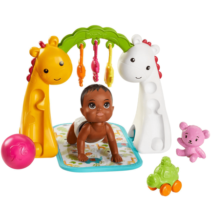 Barbie ghv85/ghv83 dziecko + akcesoria