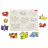 Trefl Zabawka drewniana Puzzle medium Fruits 616347