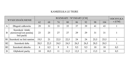 KAMIZELKA LE TIGRE 62 CZARNY PINOKIO