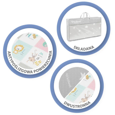 Kidwell Inda Animals 180x200 cm 095063 Mata edukacyjna