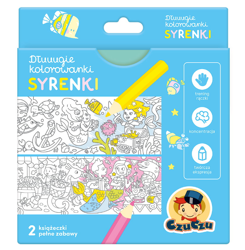 Czuczu: dłuuugie kolorowanki- syrenki 4+ 501294