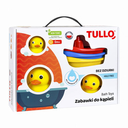 Tullo Zabawki do kąpieli 6szt Bez dziurki Higieniczne 775160