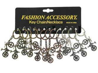 Brelok rower metalowy 531079