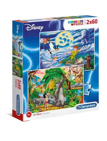 Clementoni Puzzle 2x60 el. Super Kolor Piotruś