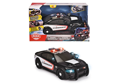 Dickie Dodge Charger 34 cm policja światło dźwięk 071294