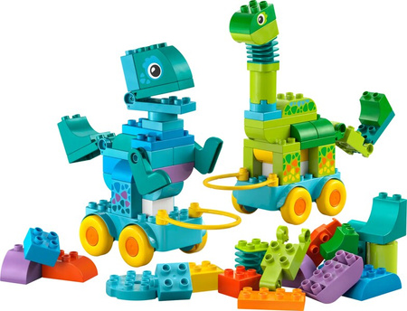Lego 10451 Duplo 3 w 1 dinozaury na kółkach 816647
