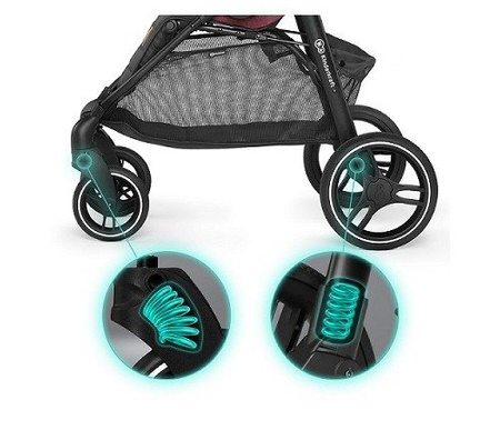 Kinderkraft wózek spacerowy grande lx black