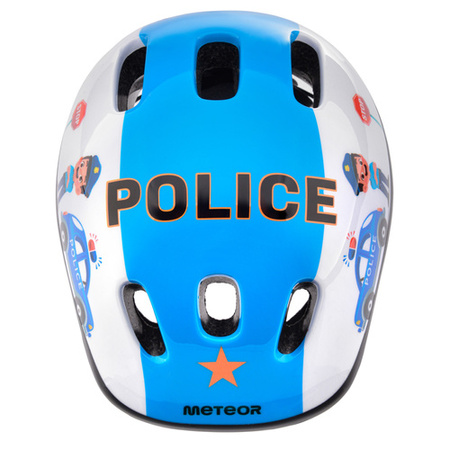 Kask rowerowy Meteor KS06 XS 44-48cm Police 069756