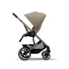 Cybex Balios S Lux TPE B Almond Beige beige wózek spacerowy
