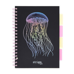 Strigo Pads głębiny meduza A4 kratka czarny 100k 80g 842147